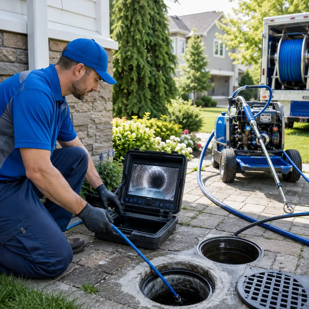 Outdoor drain cleaning professionals serving Wales, AK